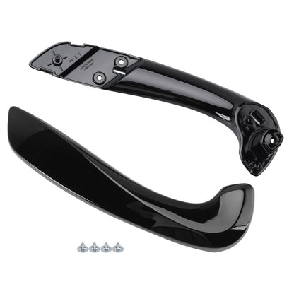 Set base+copertura maniglia interna portiera anteriore sinistra Renault Megane 3 2008-2016, nero