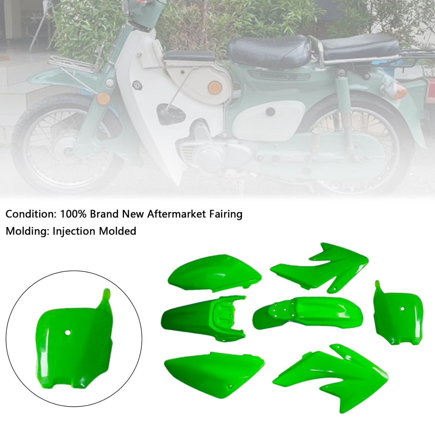 Kit di plastica per carrozzeria e parafango per HONDA CRF70 DIRT BIKE
