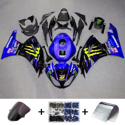 Kit carenatura iniezione in plastica ABS adatto per Kawasaki ZX6R 636 2009-2012