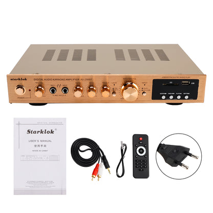 Amplificatori 2000W 5CH Amplificador HiFi Stereo AV Surround Amplificatore SD FM