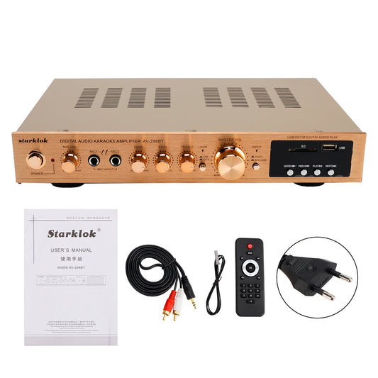 Amplificatori 2000W 5CH Amplificador HiFi Stereo AV Surround Amplificatore SD FM