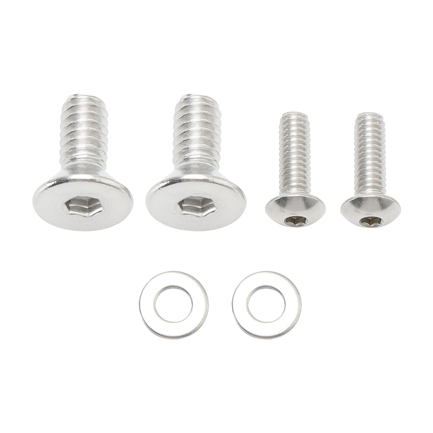 Kit di viti a brugola UNC in acciaio inox per coperchi motore da 59 pezzi per Sportster XL dal 2004 in poi