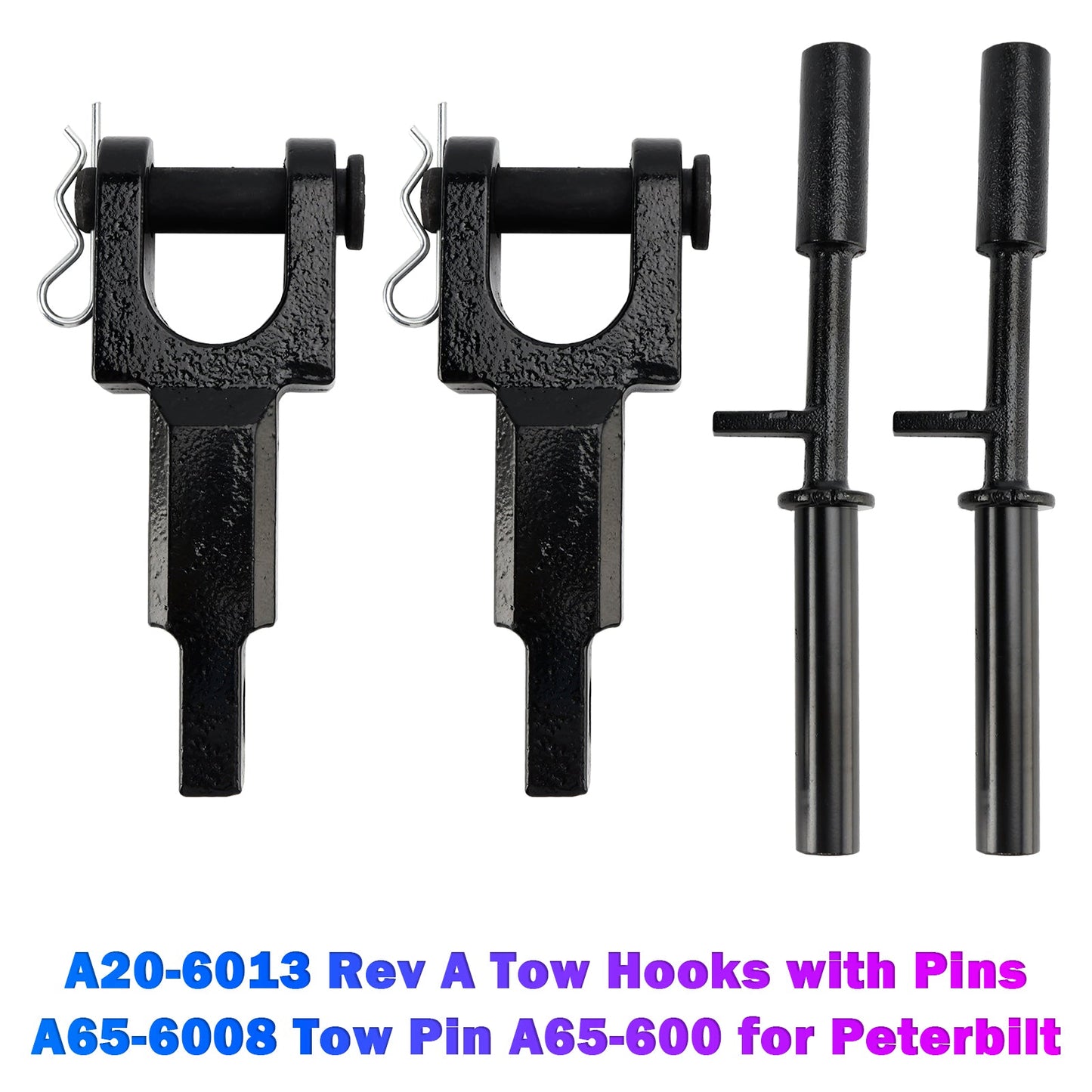 A20-6013 Rev A Ganci di traino con perni A65-6008 Perno di traino A65-600 per Peterbilt
