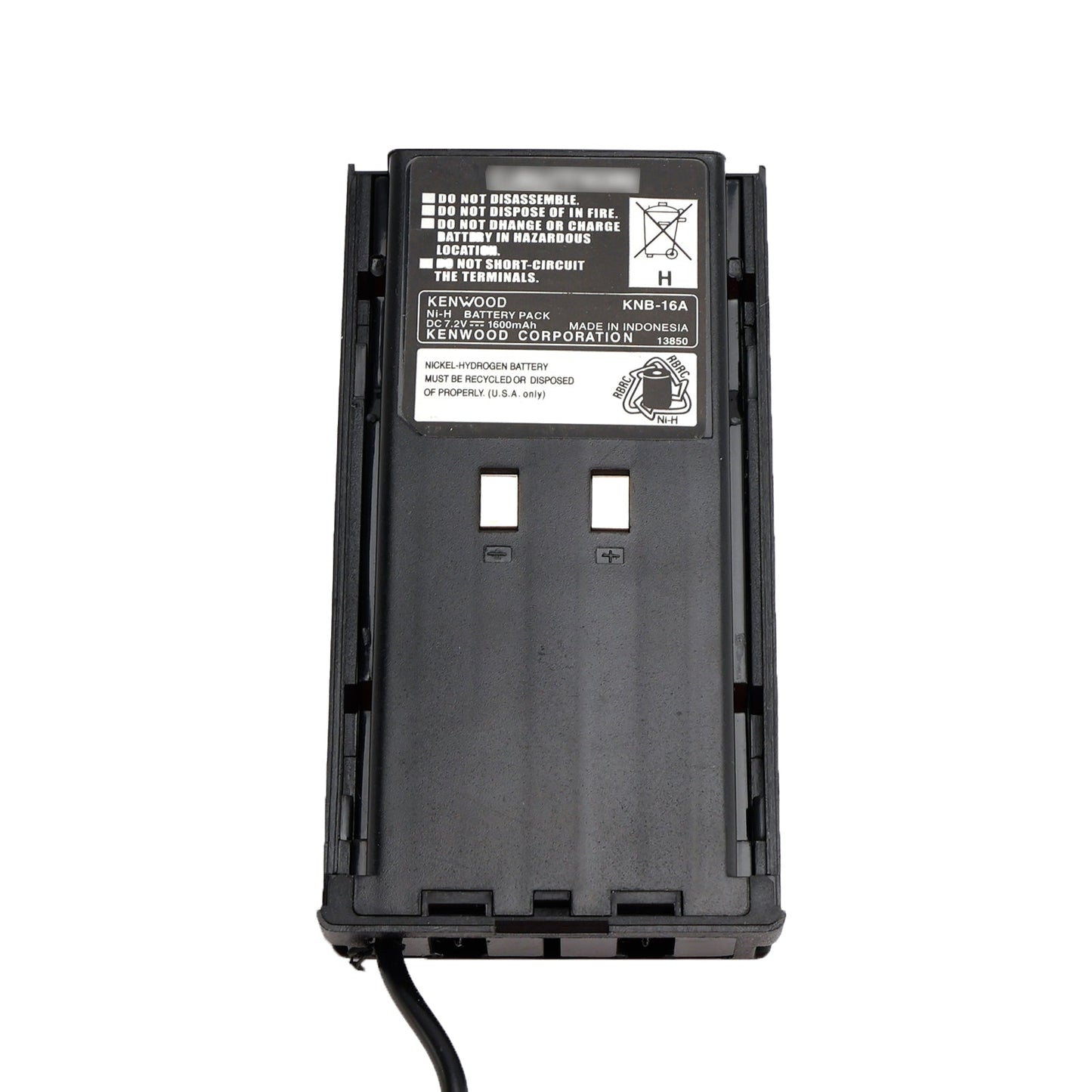 Adattatore per l'eliminazione della batteria del caricabatteria per auto per TK-480 TK-385 TK-280 TK-290 TK-380