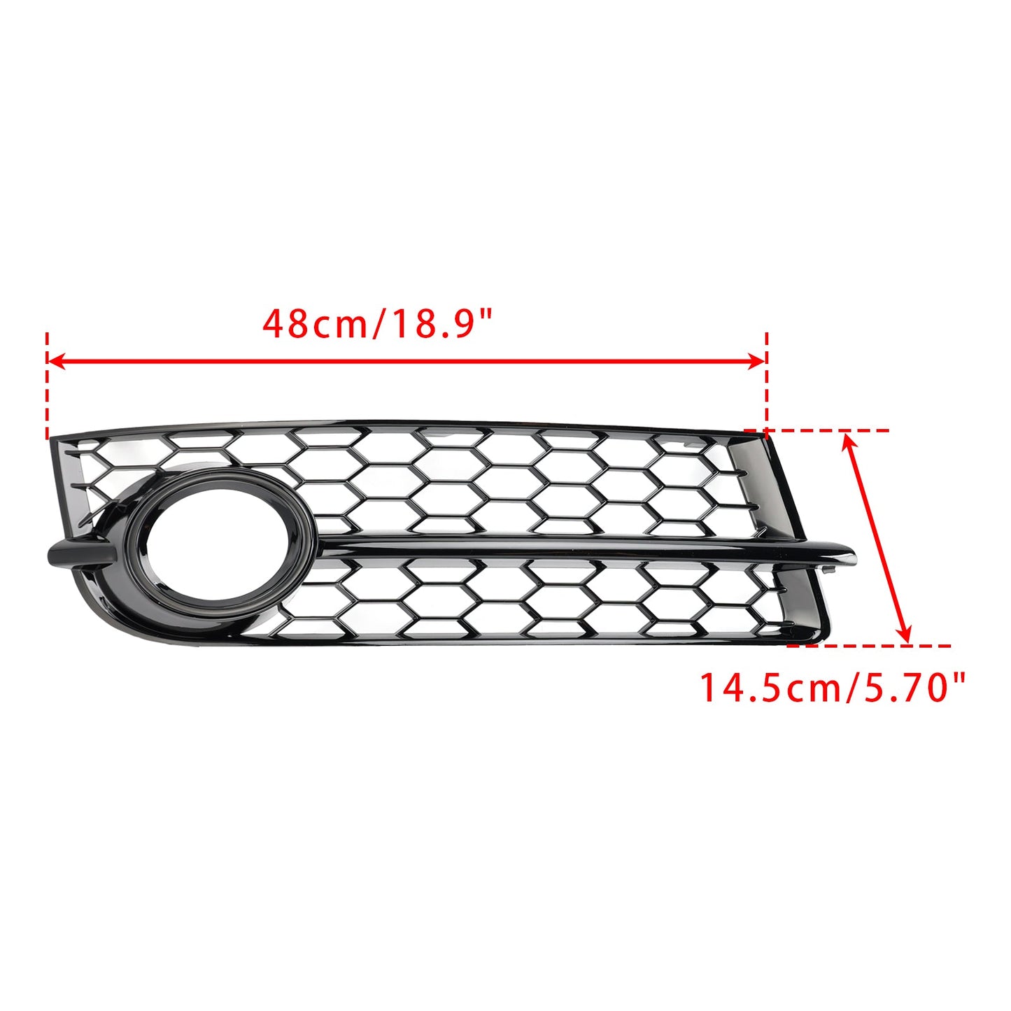 Griglia di copertura fendinebbia Audi TT MK2 2007-2010 2 pezzi 8J0807682