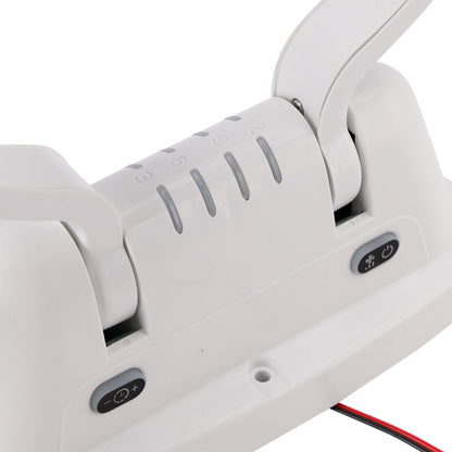 Ventola a basso consumo con rilevamento automatico 12V/24V per barche e camper, colore bianco