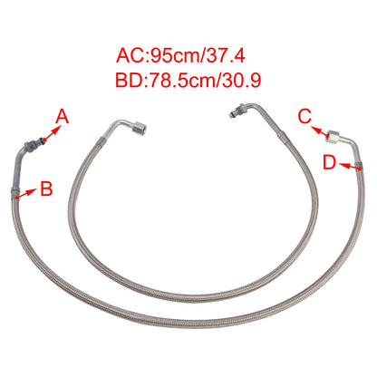Coppia tubi flessibili del radiatore dell'olio 2204030 per Polaris Magnum Trail Boss 330 03-08