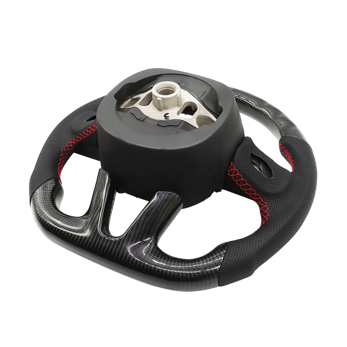 Volante riscaldato in fibra di carbonio per Dodge Charger 2015-2023