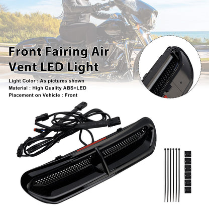 Luce LED per presa d'aria anteriore per Touring Street Glide 2014-2024