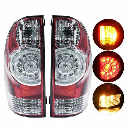 Fanali posteriori a LED per Toyota Tacoma TRD Sport Crew Cab Pickup 4 porte, anni 2010-2015, luce freno, codice 8156004150, codice 8155004160.