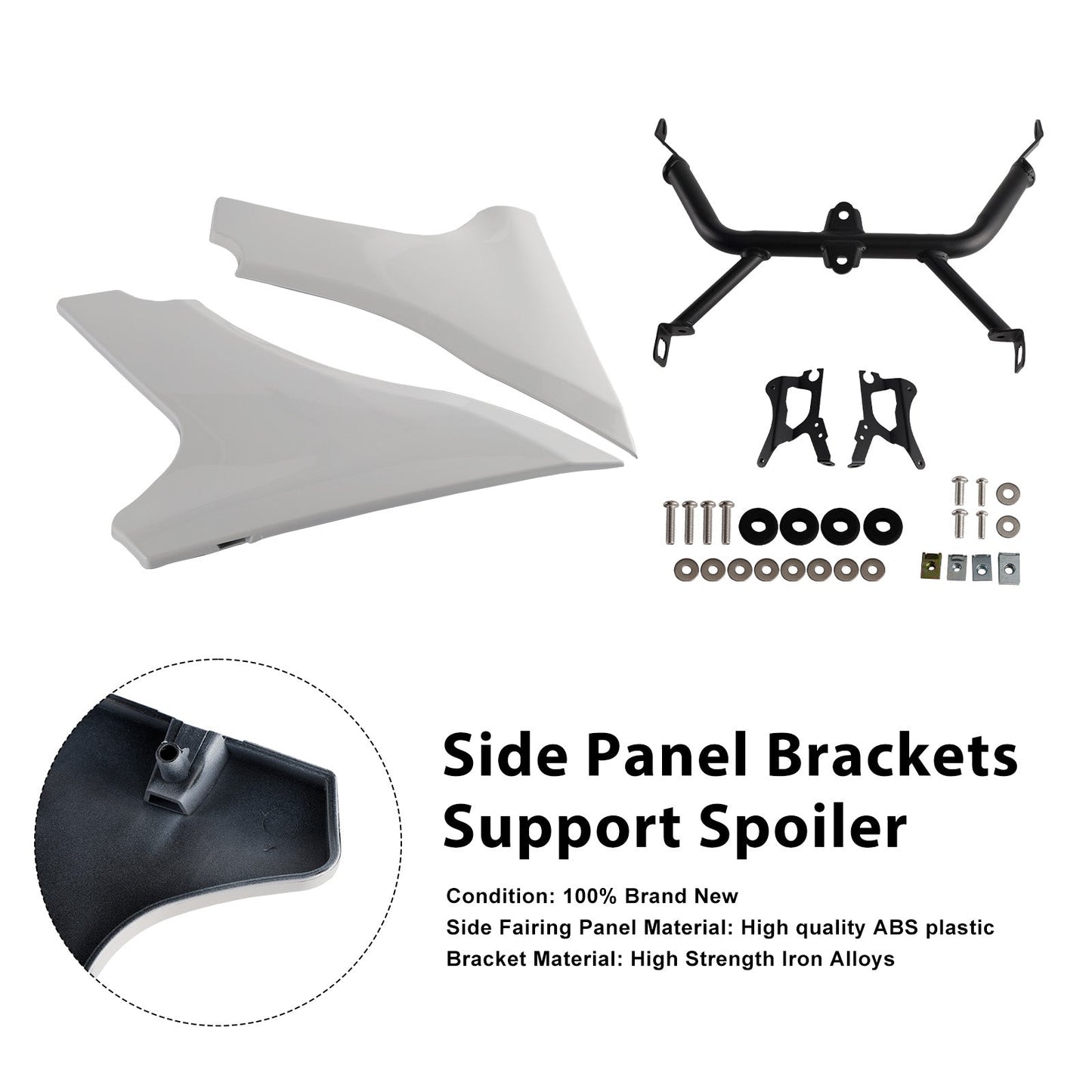 Staffe di supporto per spoiler per pannelli laterali Harley Road Glide CVO/SE FLTRXSE 2023 2024-dopo