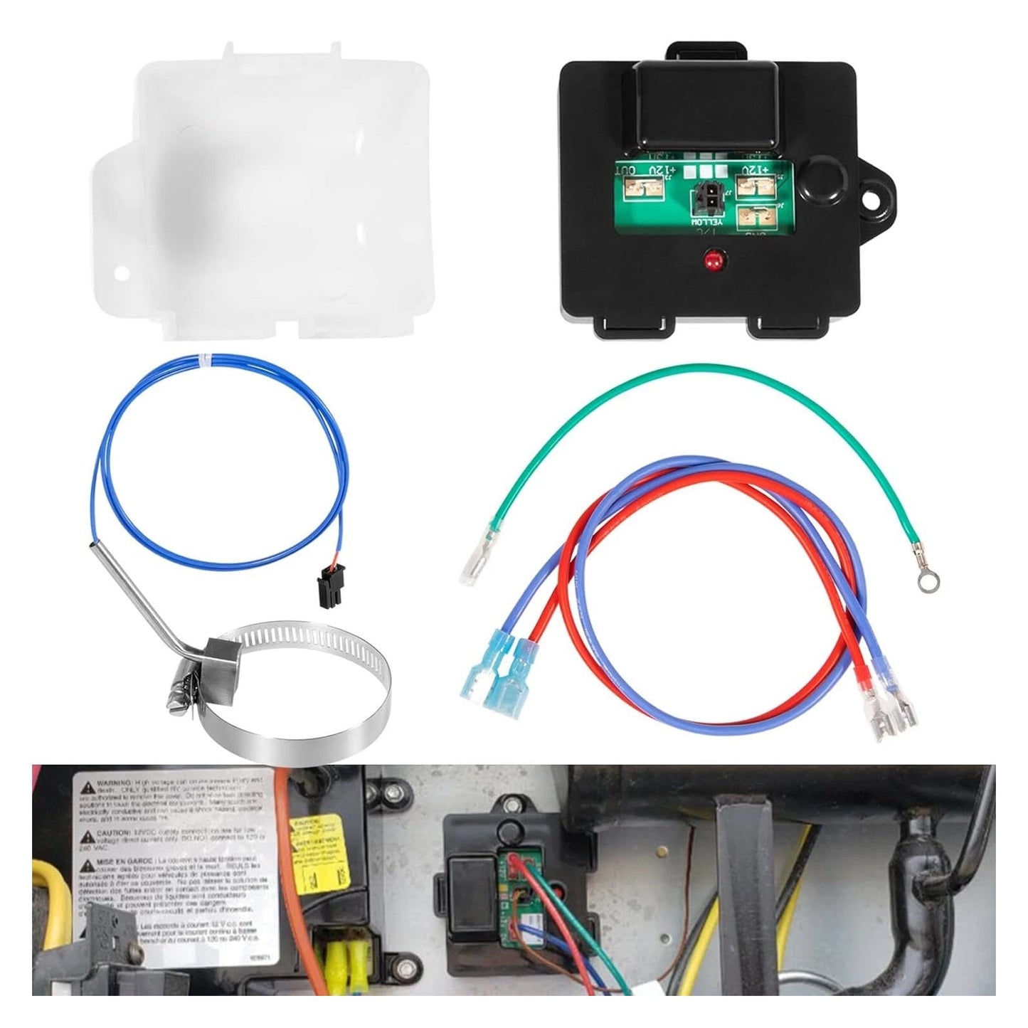 637360 Kit di controllo del monitor della temperatura per unità di raffreddamento del frigorifero Norcold RV