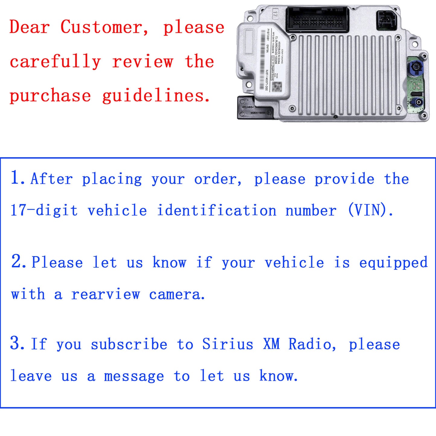 Modulo di navigazione Ford Expedition Sync 3 APIM 3.4 2016+ HP5T-14G371-CAG HL3T-14G370-GCD