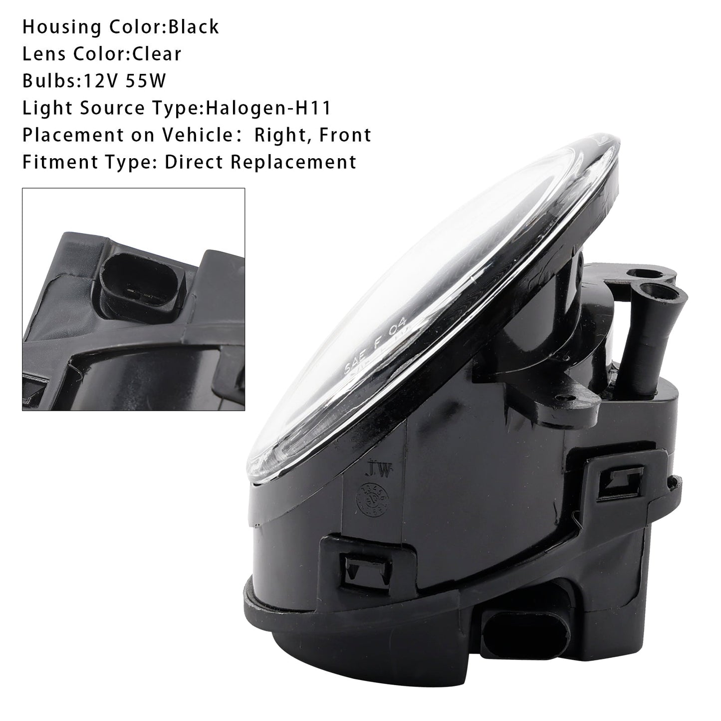 2005 2006 2007 2008 Audi A6 C6 1 pezzo Paraurti anteriore destro Fendinebbia