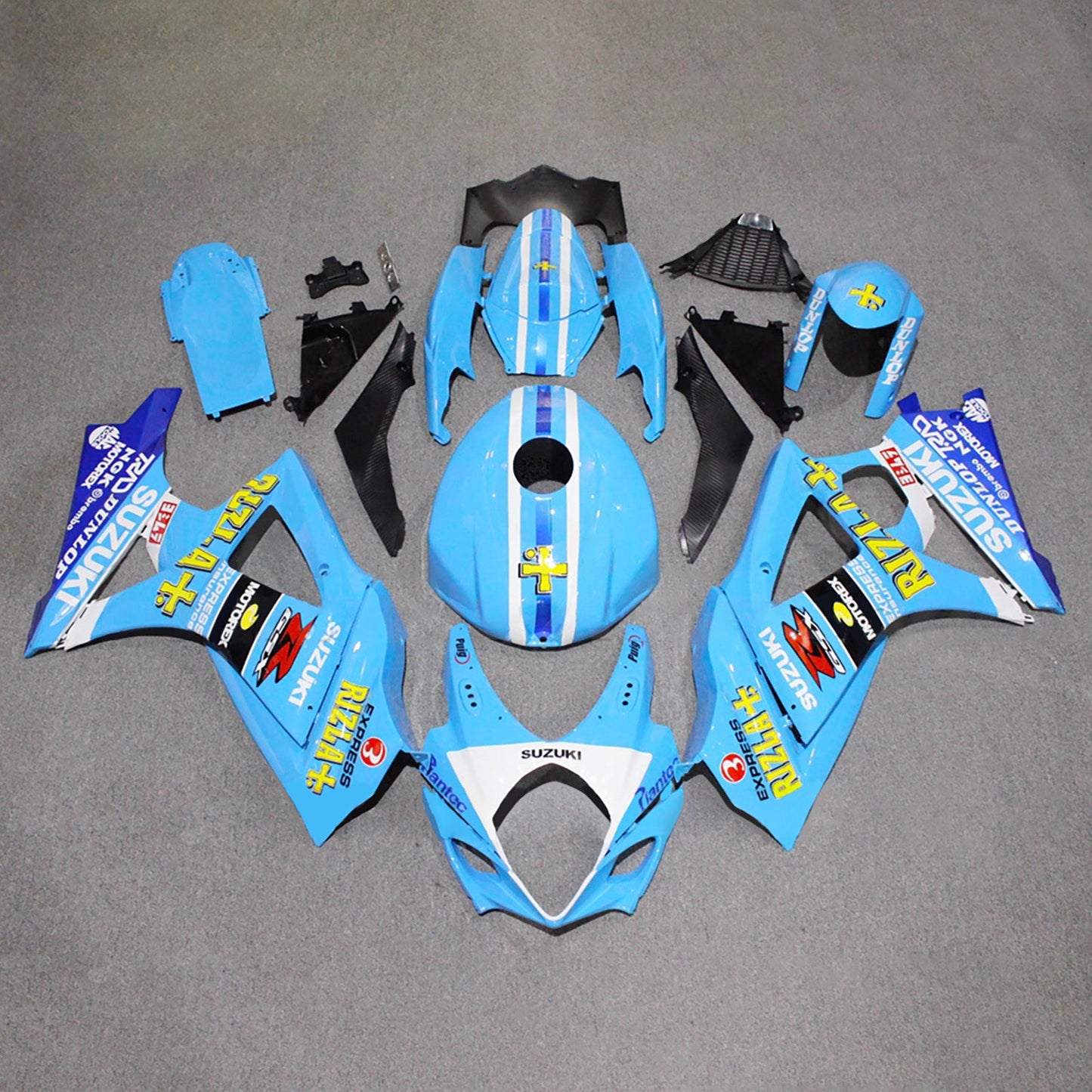 Kit carenatura iniezione plastica ABS per Suzuki GSXR1000 2007-2008 K7