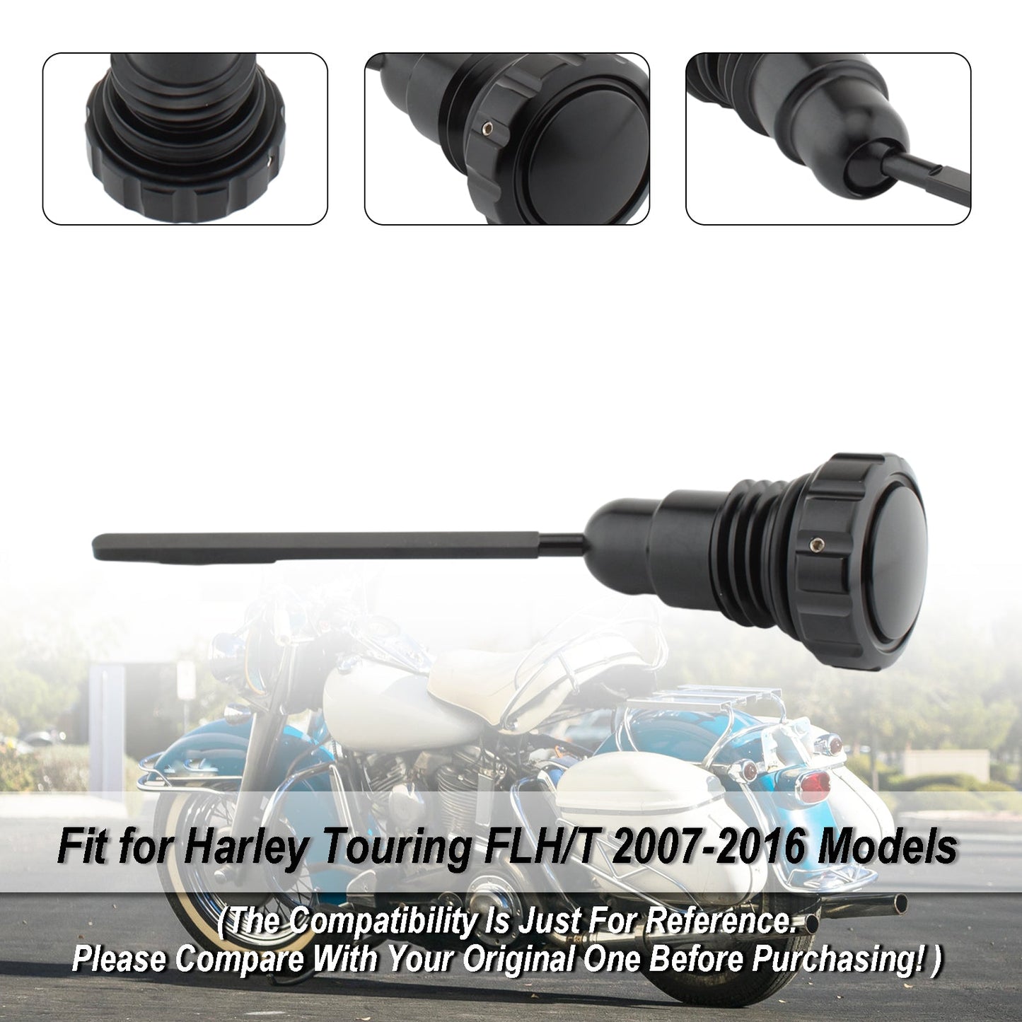 Modelli Harley Touring FLH/T 2007-2016 Tappo del tappo del serbatoio dell'astina di livello olio per Touring FLH/T