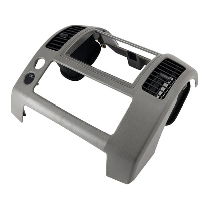 Nissan Frontier S, XE, SE, LE, Nismo Off-Road 2005-2020 - 4 cilindri 2.5L, 6 cilindri 4.0L Pannello console cruscotto centrale, cornice coperchio quadro strumenti 68259-ZP16