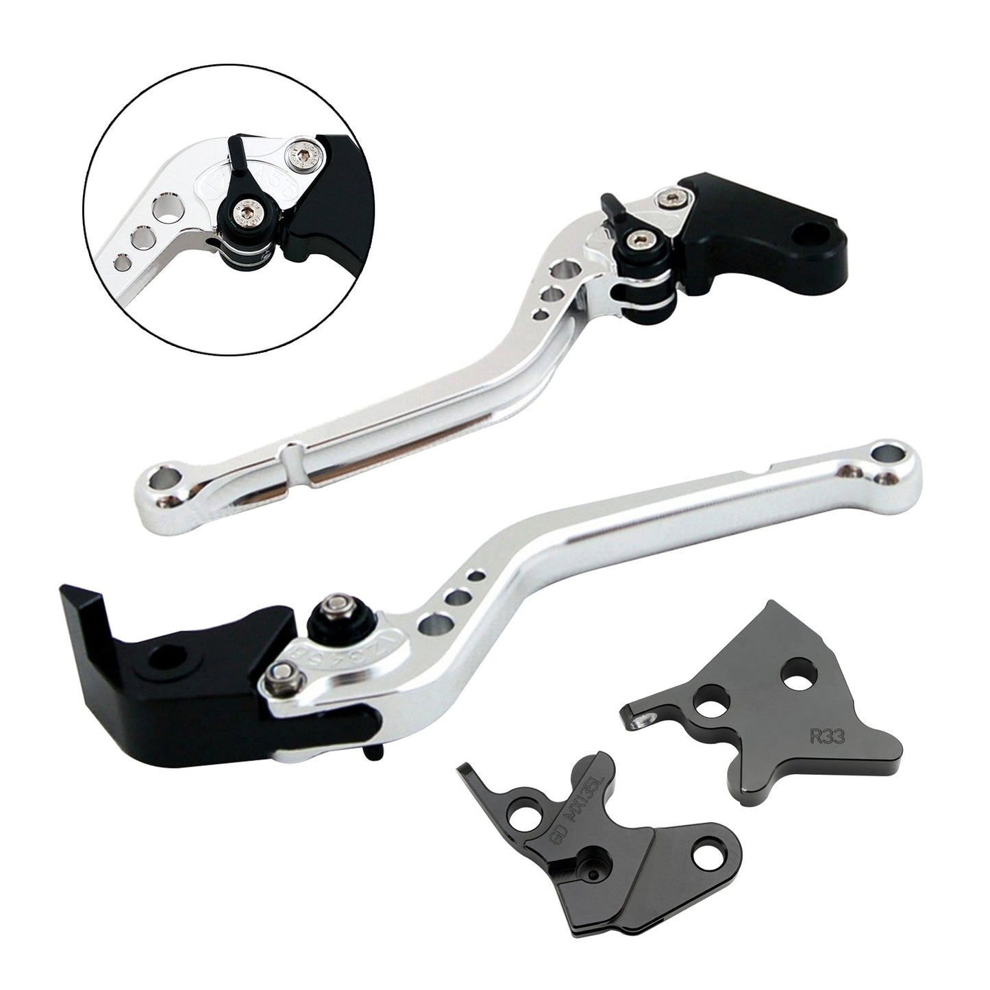 Leva frizione freno lunga YAMAHA YBR125 2005-2014