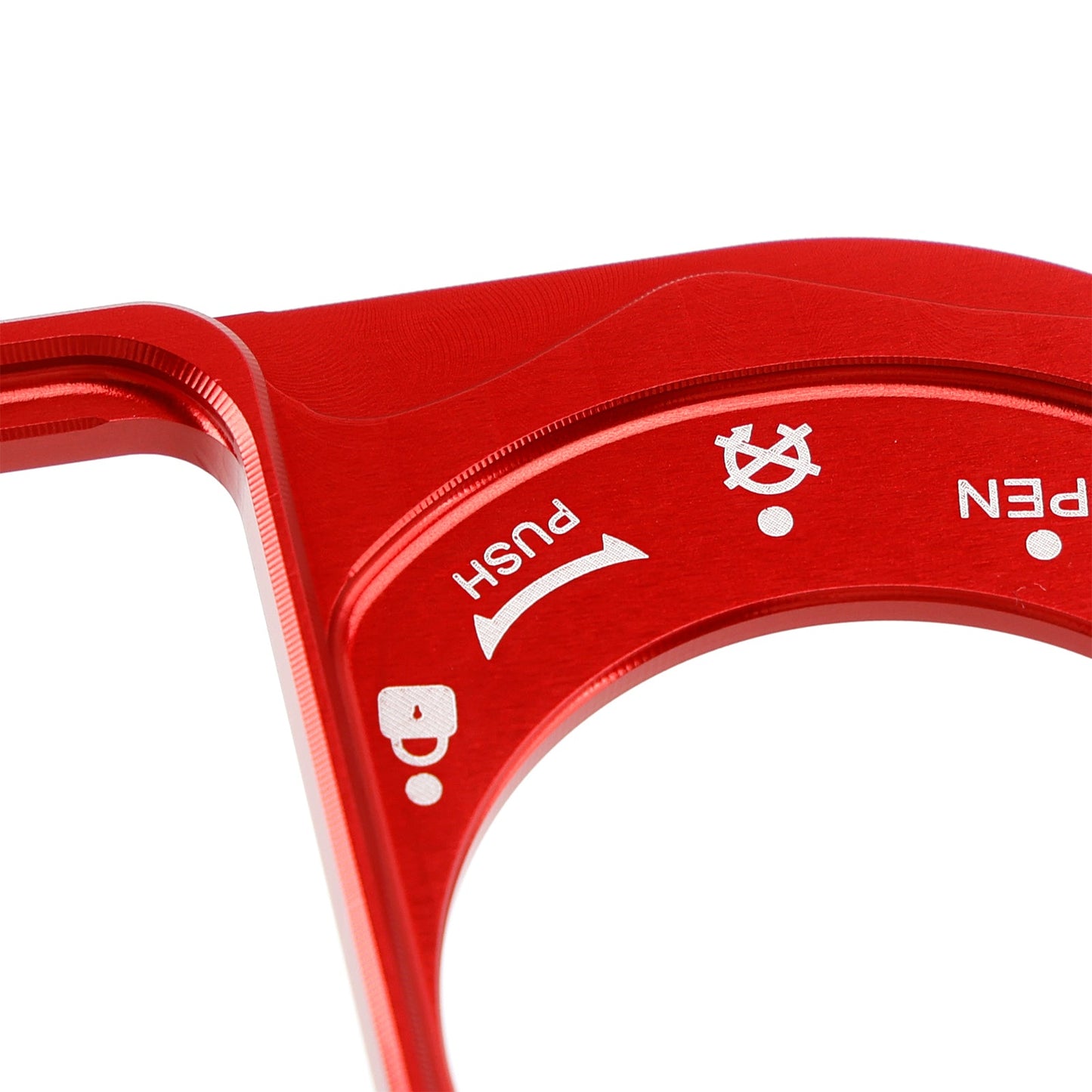 Coperchio interruttore di accensione in alluminio rosso per Honda PCX150 PCX125 PCX160 ADV150