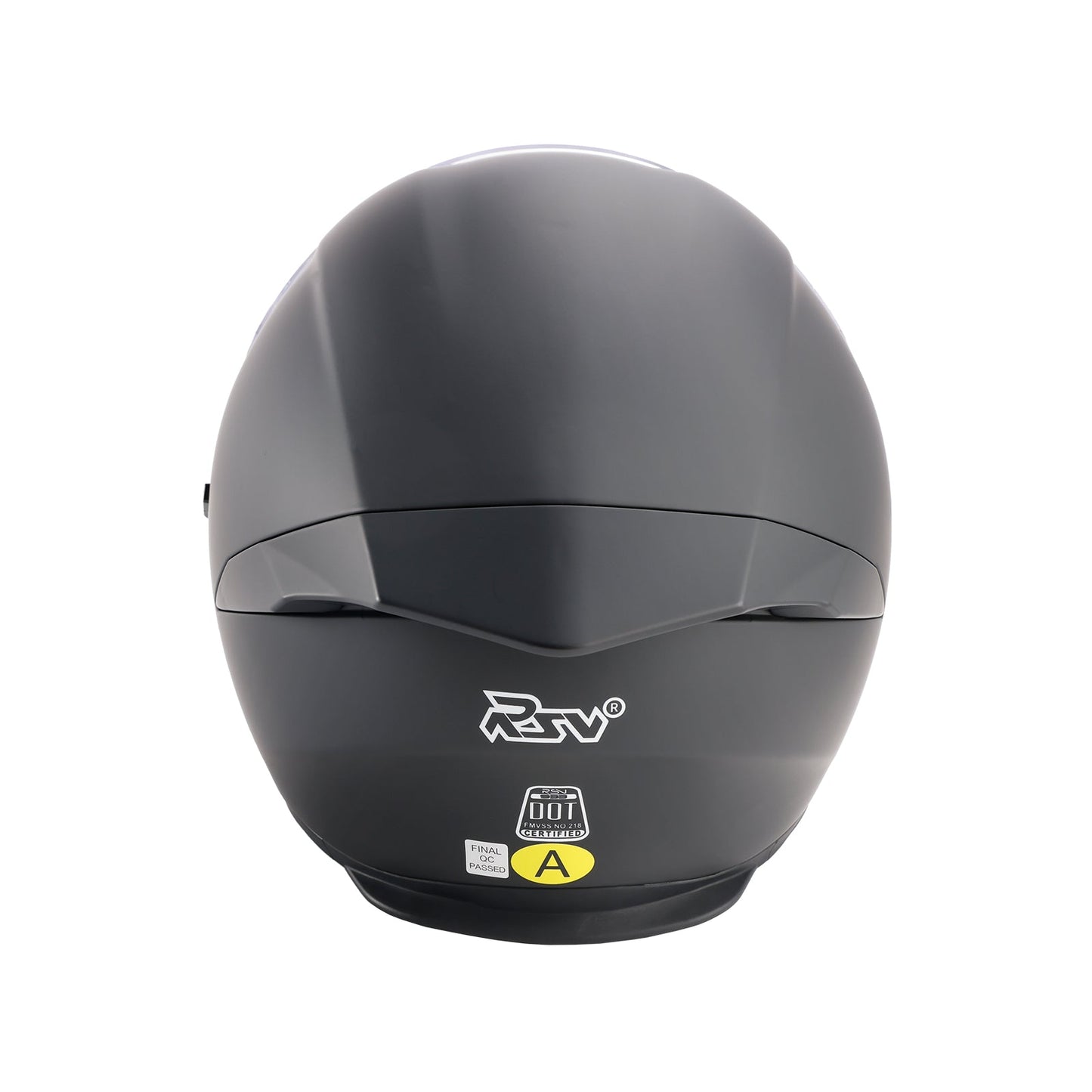 Casco da moto DOT per adulti Street Integrale Arancione Nero opaco