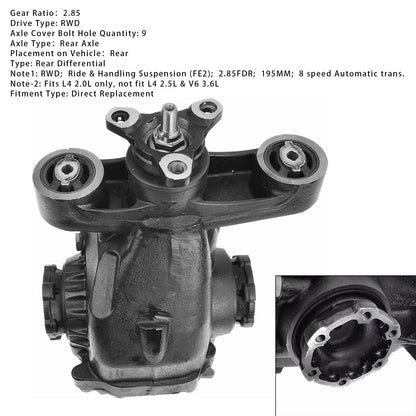 Supporto differenziale per Cadillac ATS Base L4 2.0L benzina 2016-2019, rapporto 2,85, 23156307 84110754