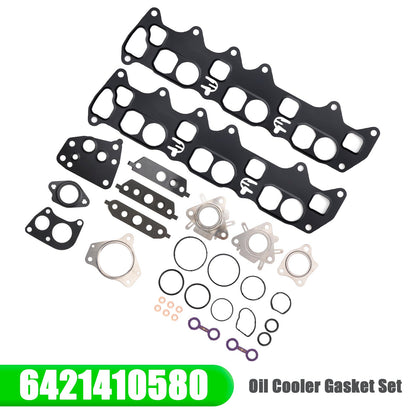 6421410580 Set di guarnizioni per radiatore olio per Mercedes Classe C CLK CLS Classe E GK