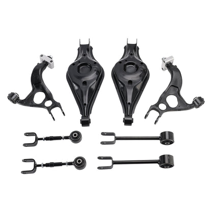 2011-2019 Per Ford Explorer FWD e 4WD Tutti i motori 8 pezzi Bracci di controllo superiori e inferiori della sospensione posteriore 8A8Z5A649C