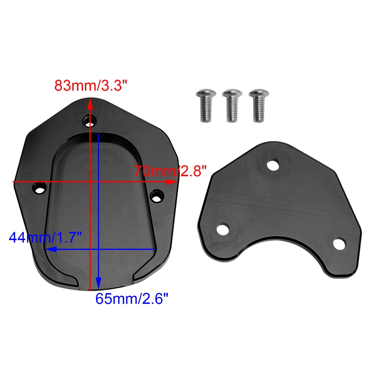 Piastra di estensione del cavalletto Tiger Sport 660 2022-2025 adatta per