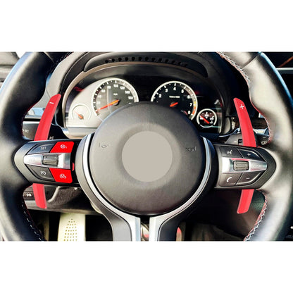Estensione del cambio al volante per BMW Serie F F30 F31 F32 F10 X3 X5 Alluminio Rosso
