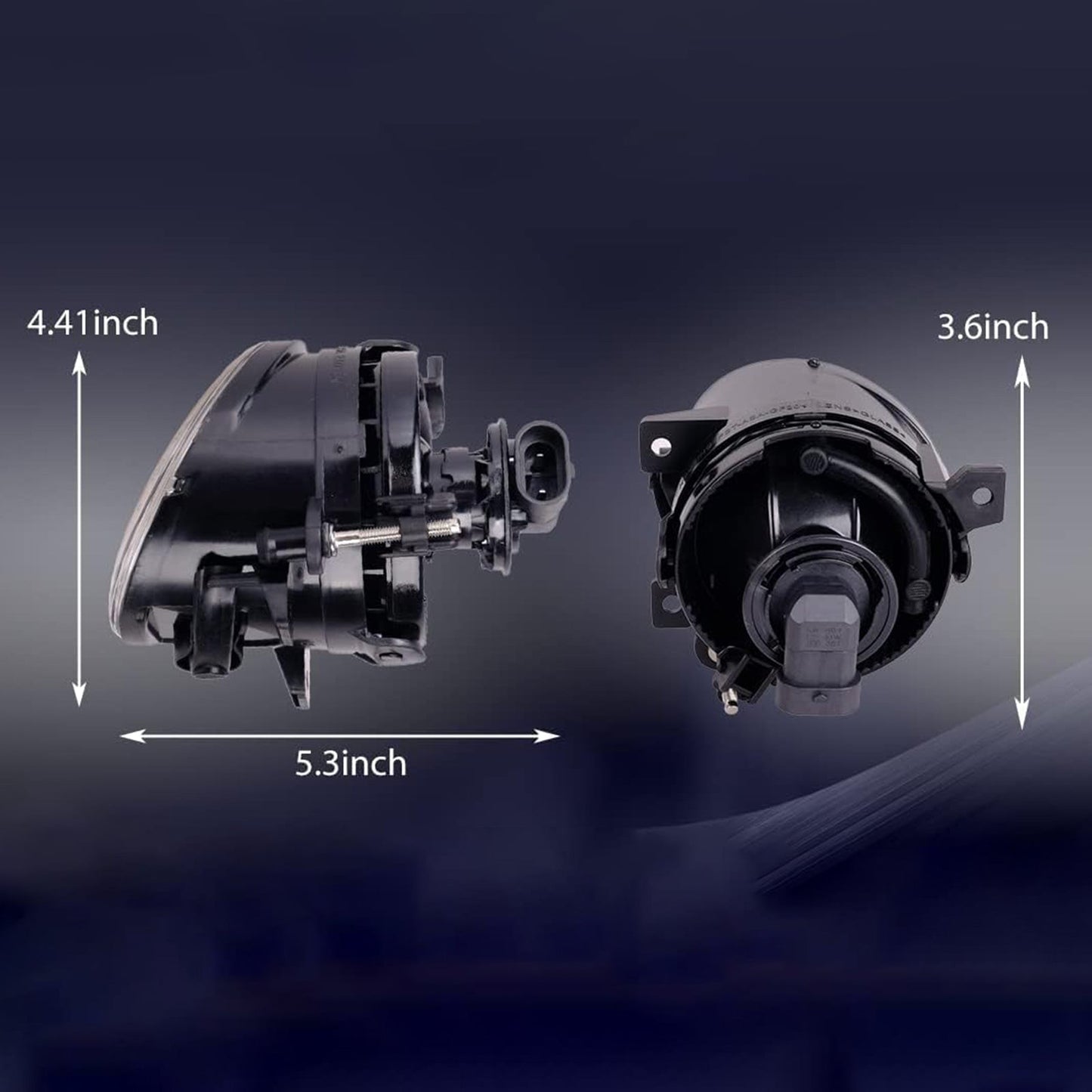 Coppia di fari fendinebbia anteriori per Volkswagen GOLF MK5 GTI versione 2004-2009