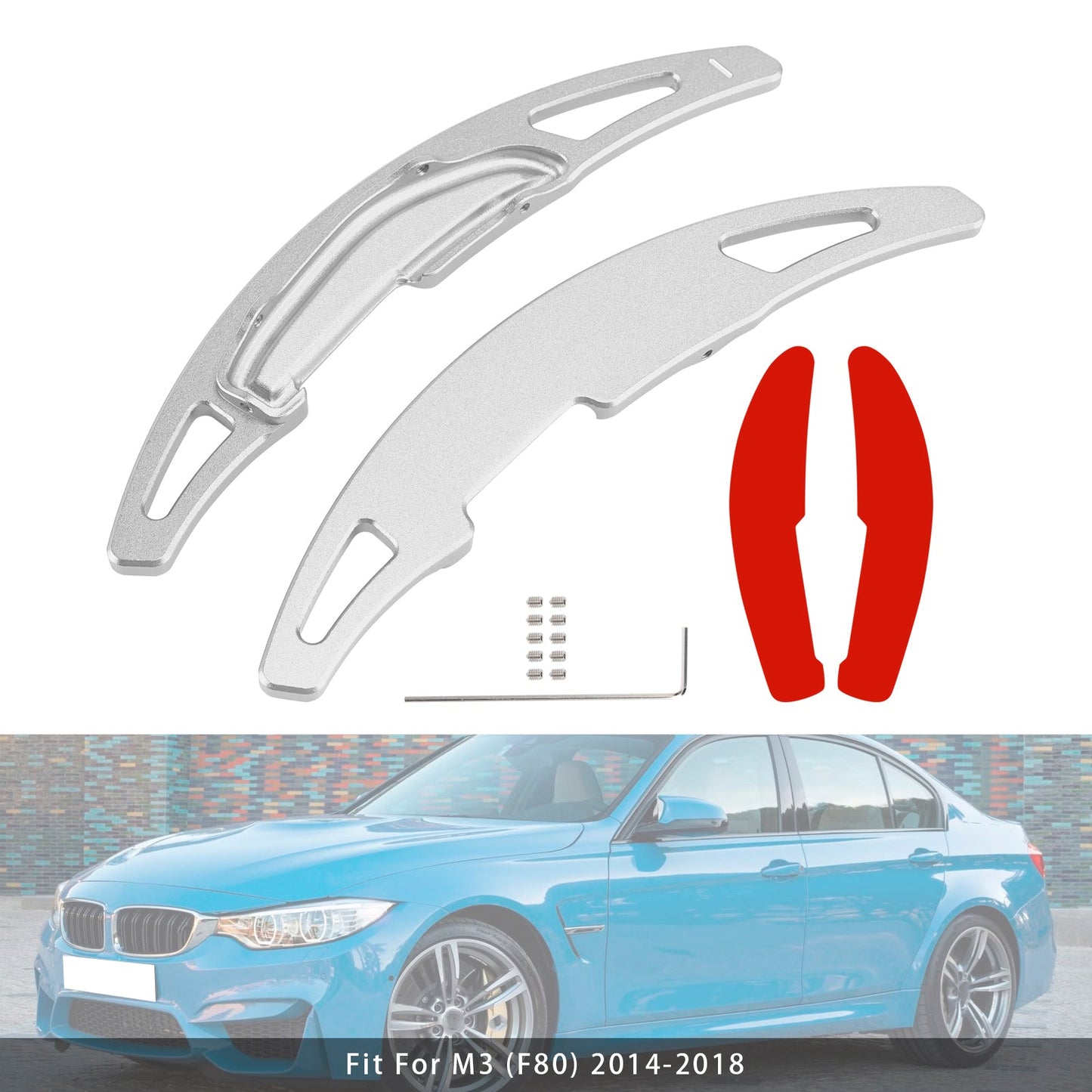 Estensione del cambio al volante per BMW M3 M4 X5M X6M in alluminio