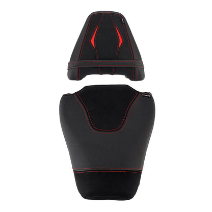 2024-2025 Per Honda Cb650R Cbr650R Parte anteriore inferiore con sedile posteriore conducente passeggero nero2