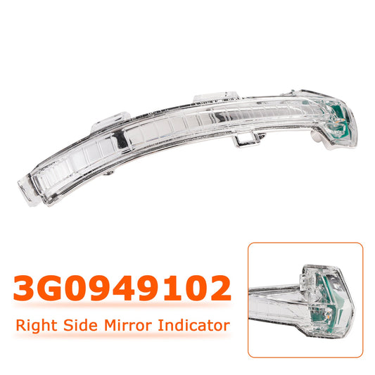 Indicatore di direzione per specchietto retrovisore destro per VW Passat B8 2015-2020 3G0949102