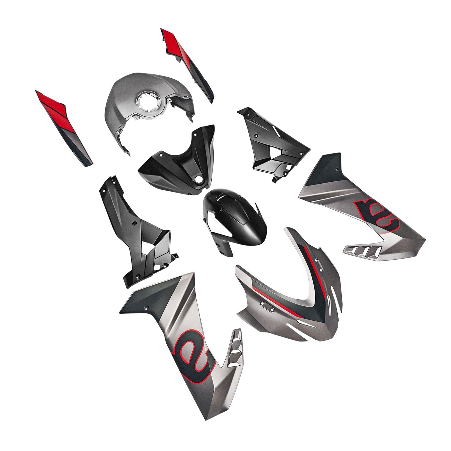 Kit carenatura in plastica ABS per iniezione per Aprilia RS457 2024-2025 10#