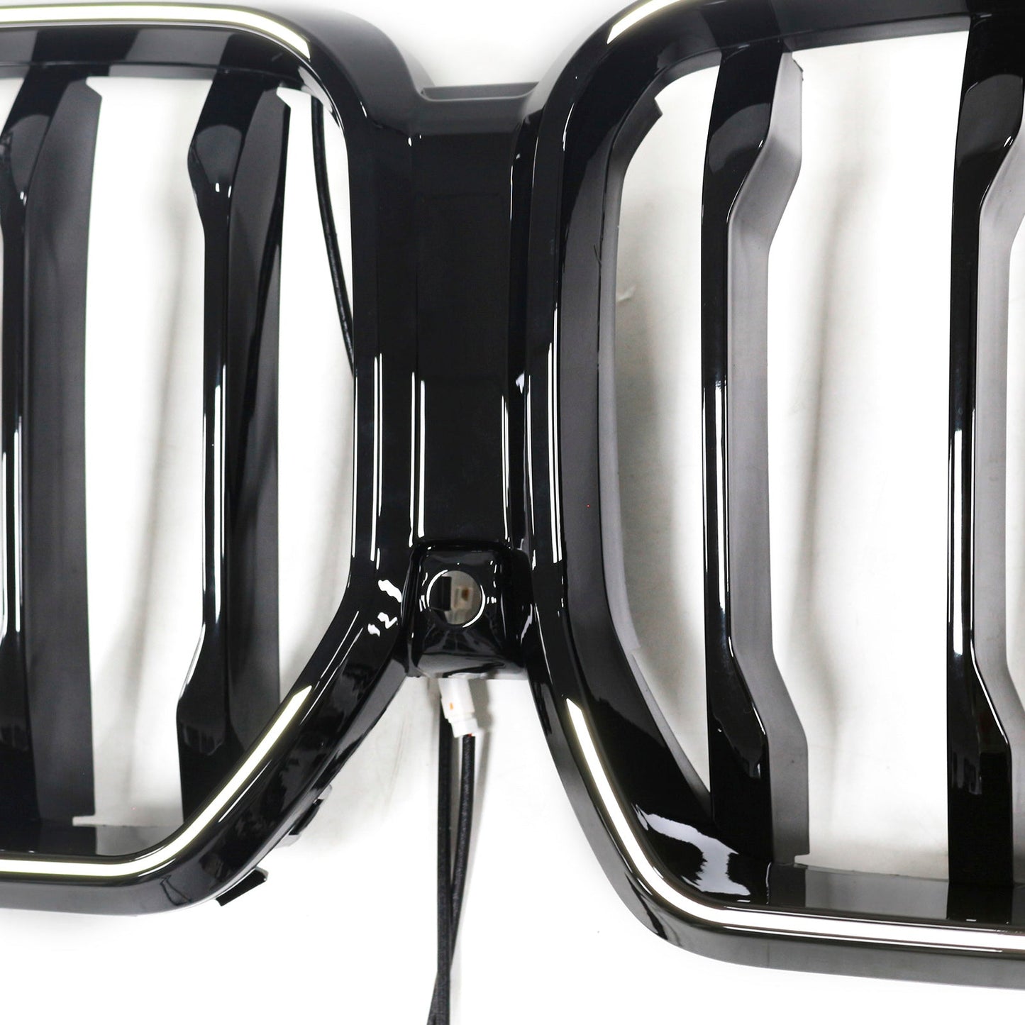 Griglia paraurti anteriore nera BMW X6 G06 M60i 2023-2025 con foro per telecamera