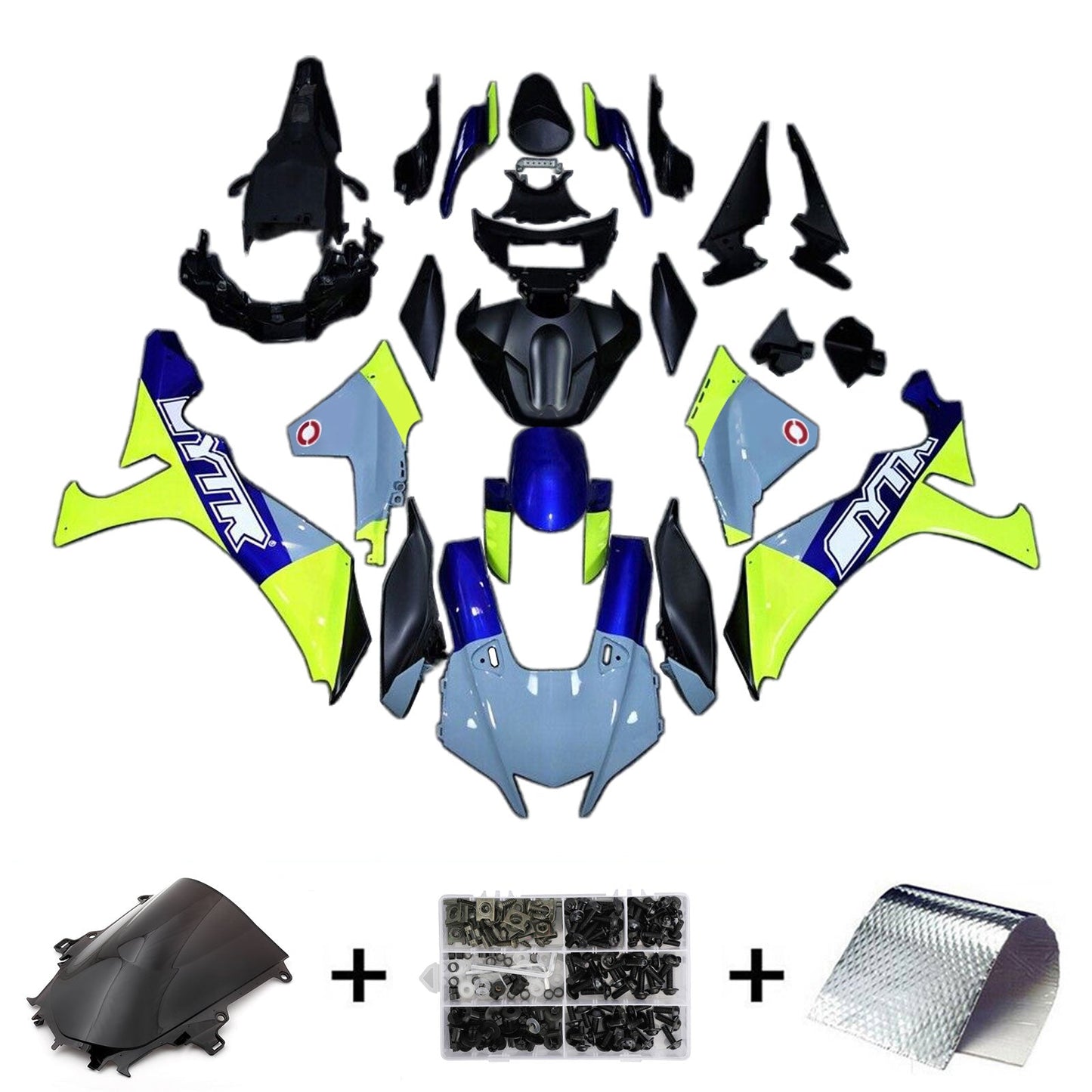 Kit carenatura iniezione Yamaha YZF-R1 2020-2024 Carrozzeria in plastica ABS