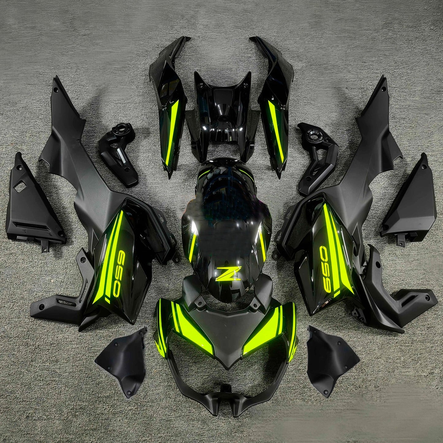 Kit carenatura iniezione in plastica ABS adatto per Kawasaki Z650 2020-2025