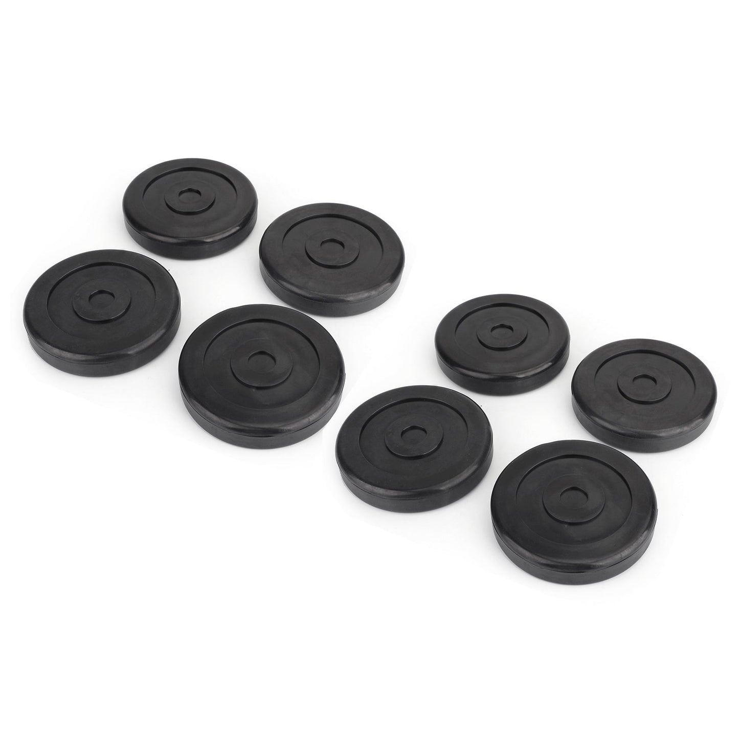 Set di 8 cuscinetti rotondi in gomma per bracci di sollevamento per auto BendPak Dannmar Lifts 5715017