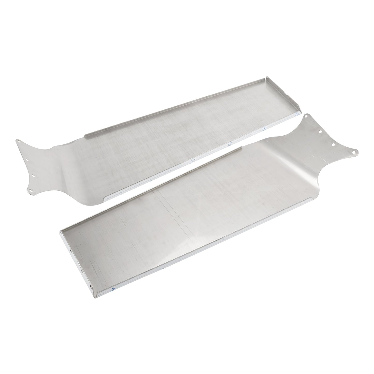 Visiera piatta argentata per Peterbilt 377 378 379 335 386 388 389