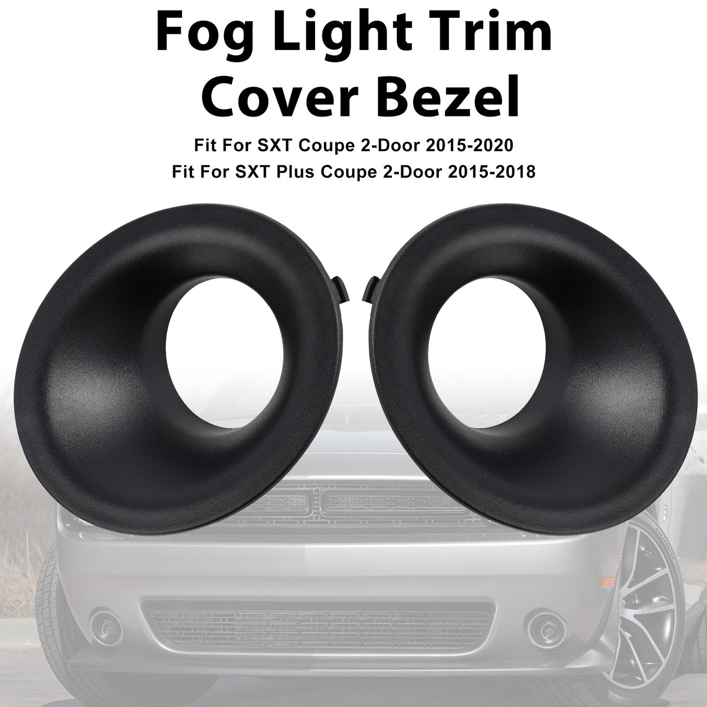 Coppia di modanature per fendinebbia anteriori per Dodge Challenger 2015-2021 68259662AA