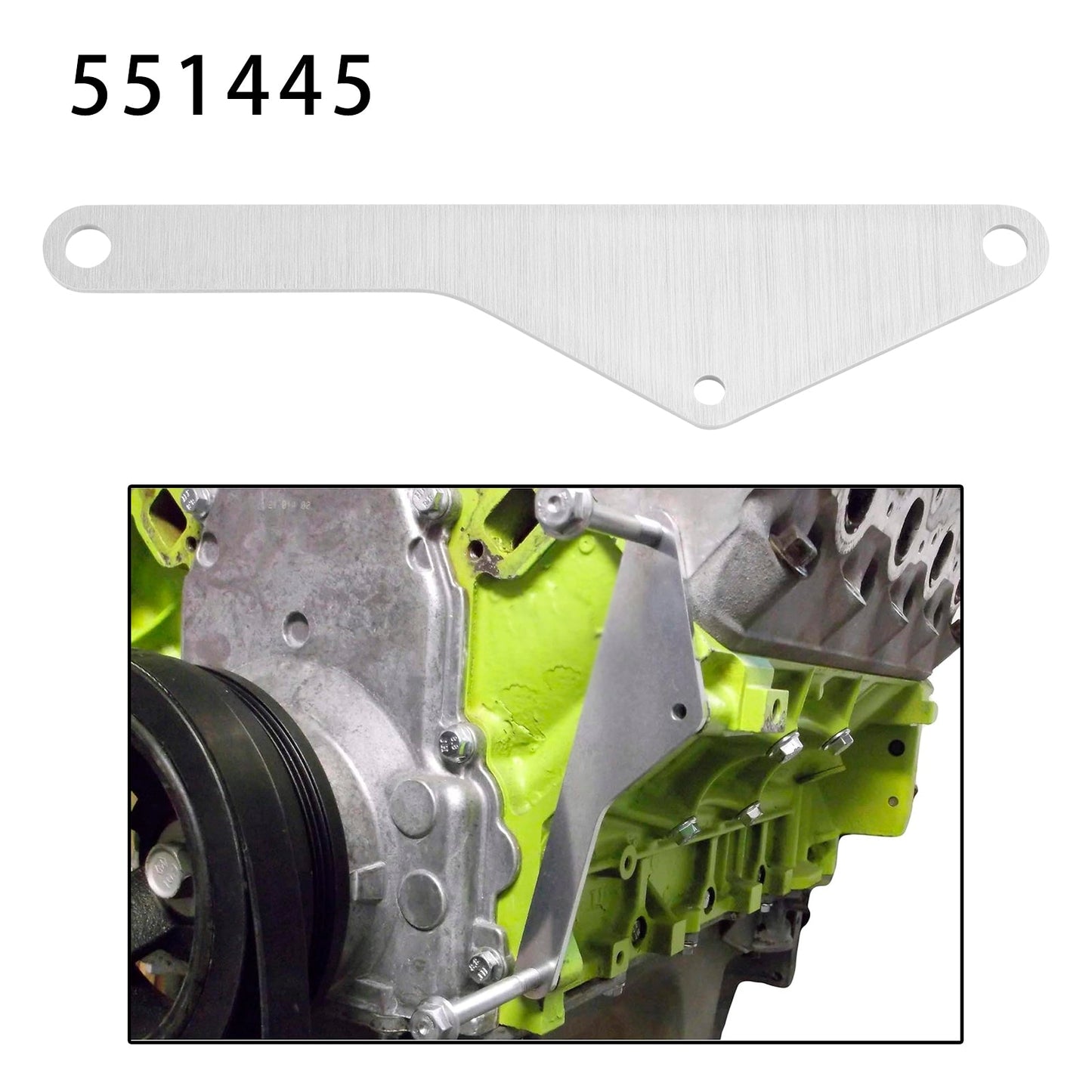 Modello di foratura del blocco di ferro per montare l'alternatore 551445 per camion/SUV LS LS1 LSX