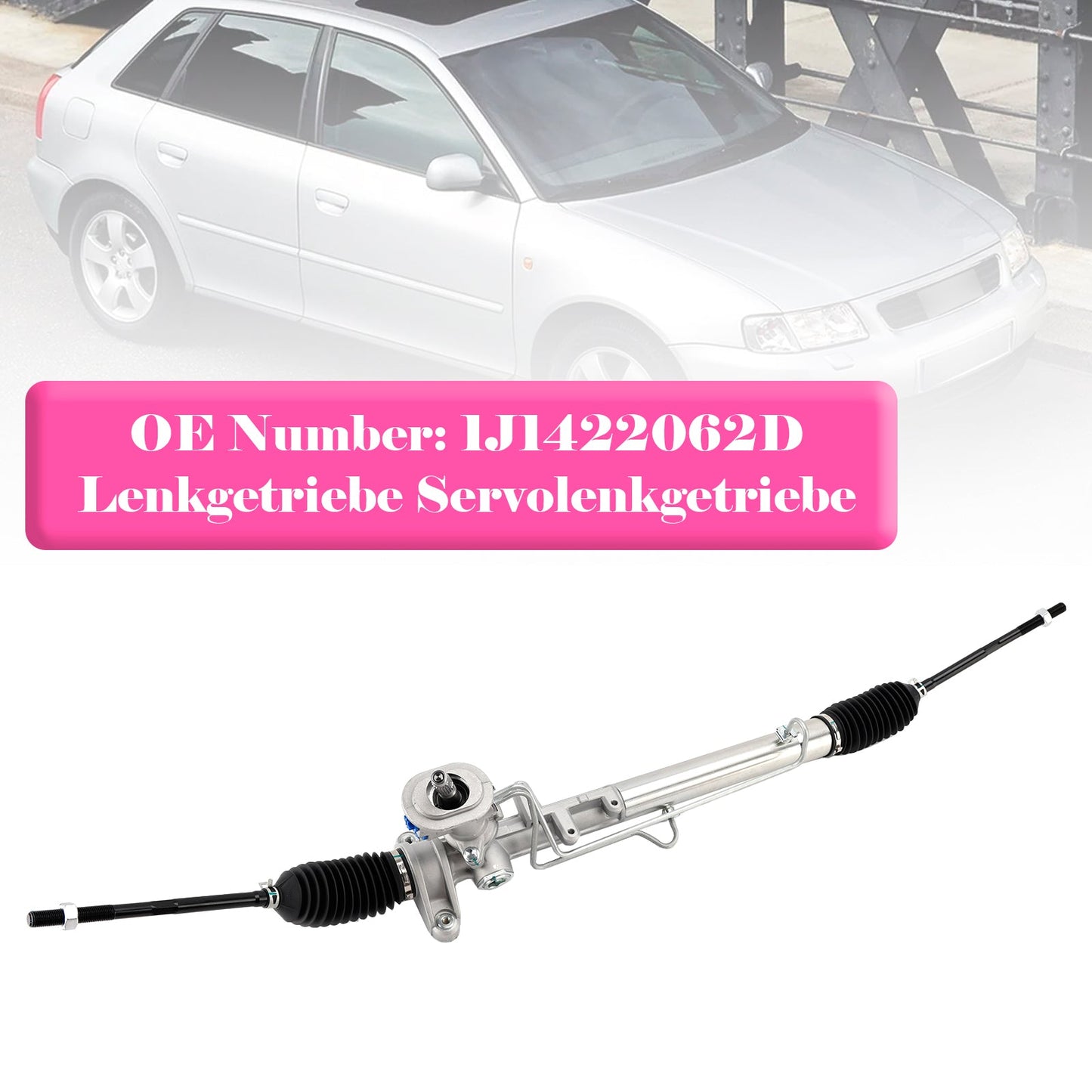 Cremagliera e pignone del servosterzo 1J1422062D per Audi A3 8L1 VW Golf IV Bora Skoda