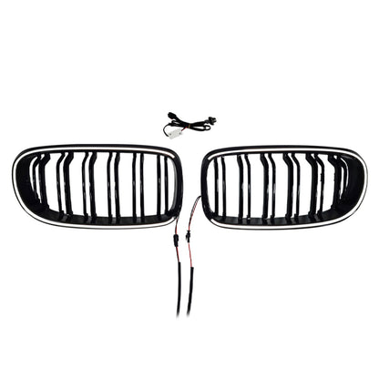 Griglia anteriore a doppio rene con nervature per BMW Serie 3 E90/E91 LCI 2009-2011