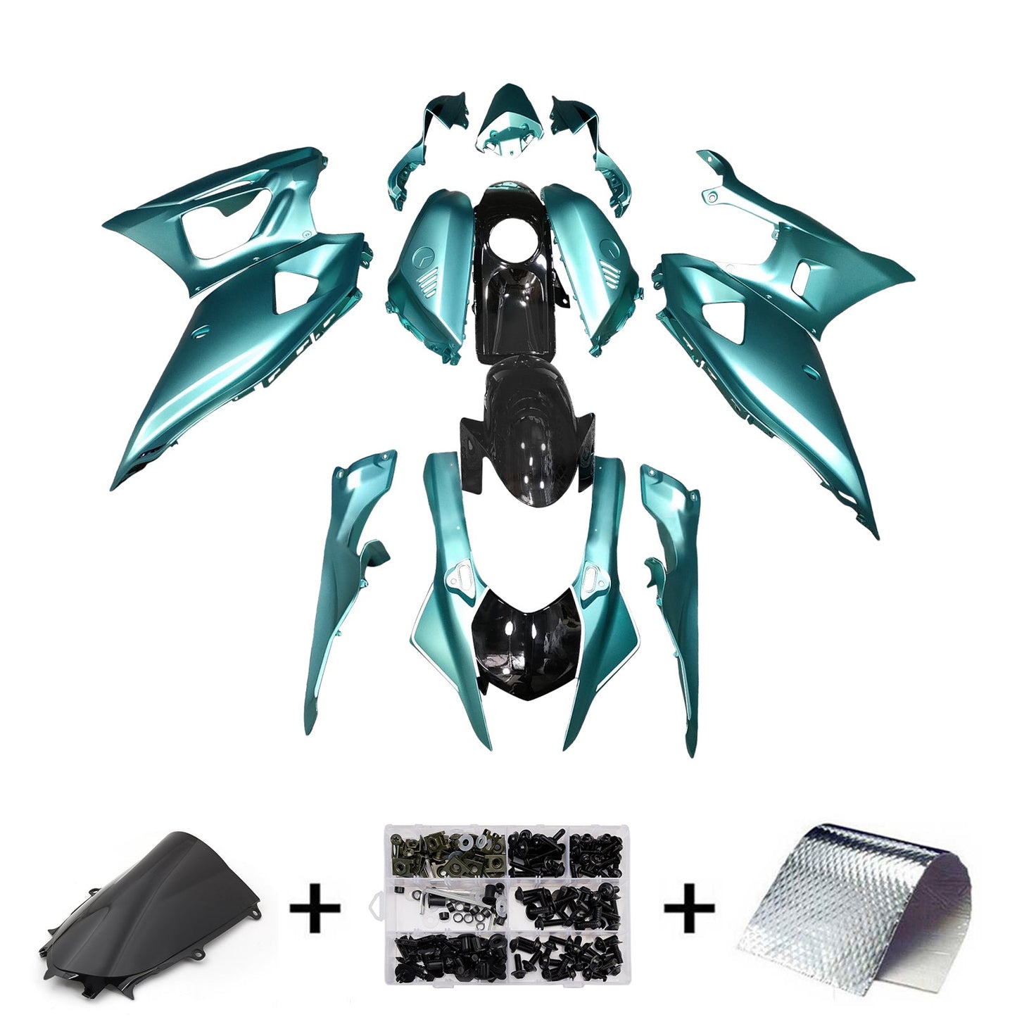 Kit carenatura iniezione in plastica ABS adatto per Yamaha YZF-R7 2021-2025