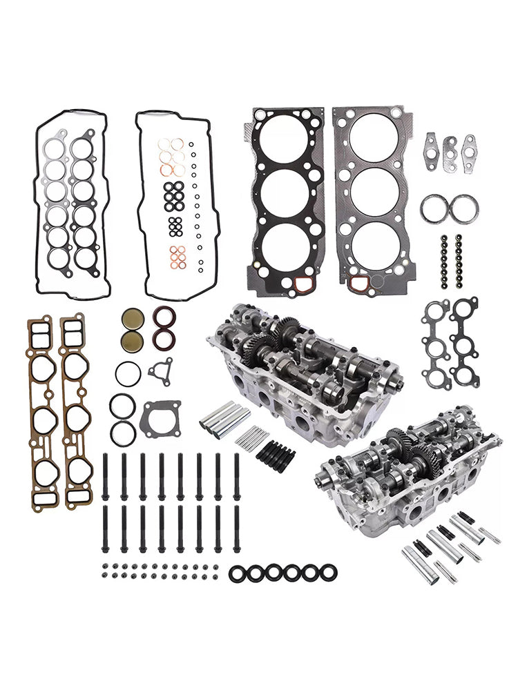 1996-2002 TOYOTA 4RUNNER 3.4L 2 pezzi testata cilindro e guarnizioni e bulloni 11101-69136 1305362050