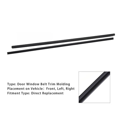 Modanatura per finestrino laterale sinistro e destro Honda Civic Coupe (2 porte) 2006-2011, 2 pezzi, 72410-SVA-A01ZA