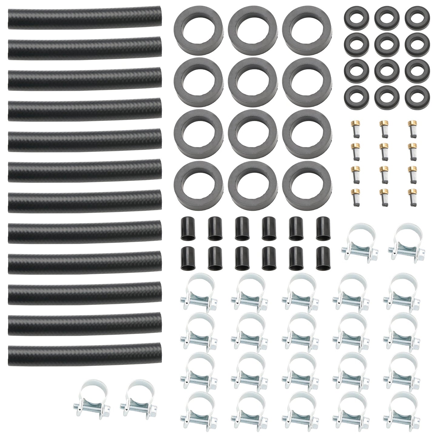 Kit di riparazione iniettori carburante da 12 pezzi per V12 XJS 1981-1991 per Jaguar e Porsche