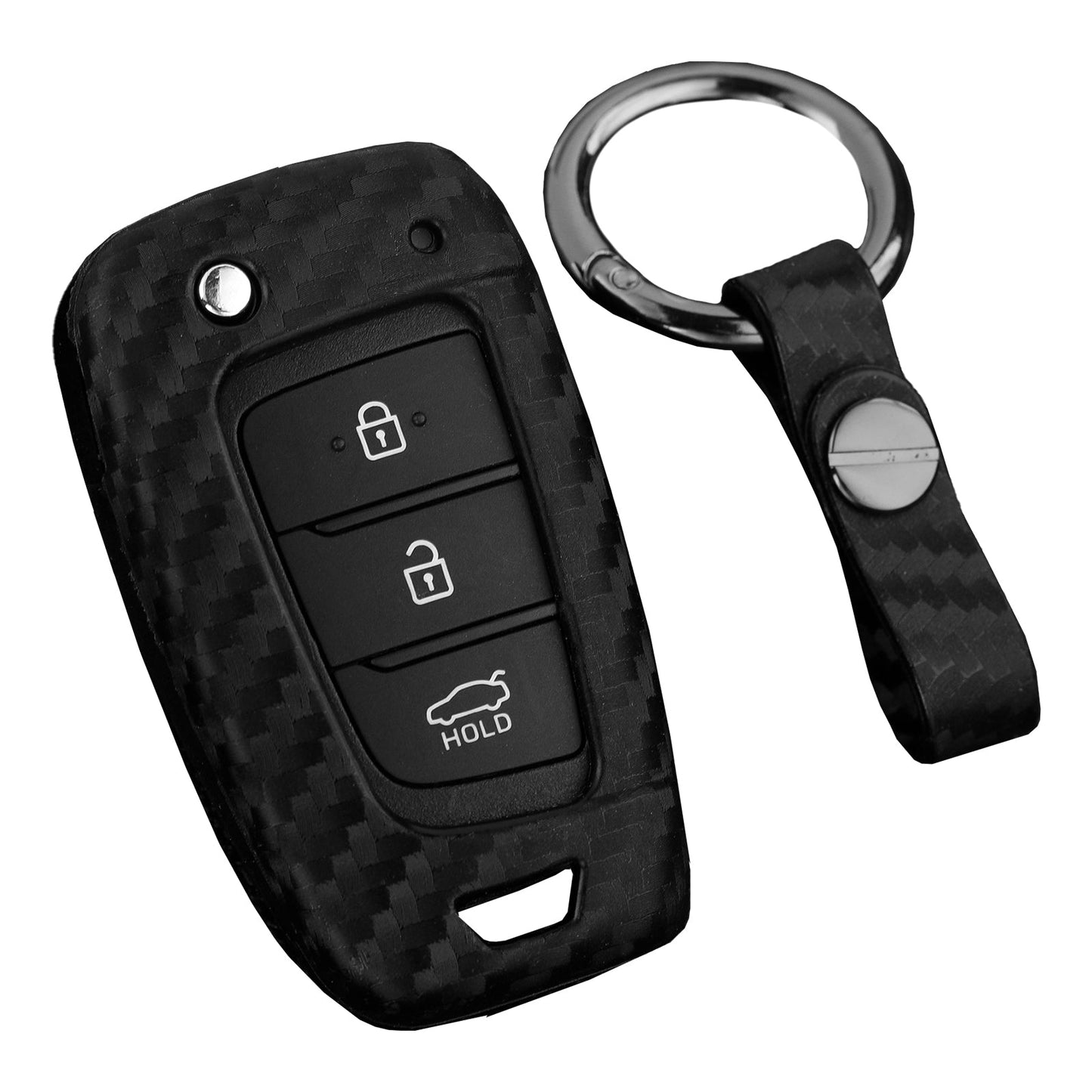 Custodia in similpelle e silicone per chiave auto con fibbia per Honda Accord