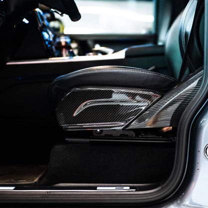 Rivestimento laterale del sedile in fibra di carbonio per Mercedes Benz W464 W465 (modelli 2019-2026)
