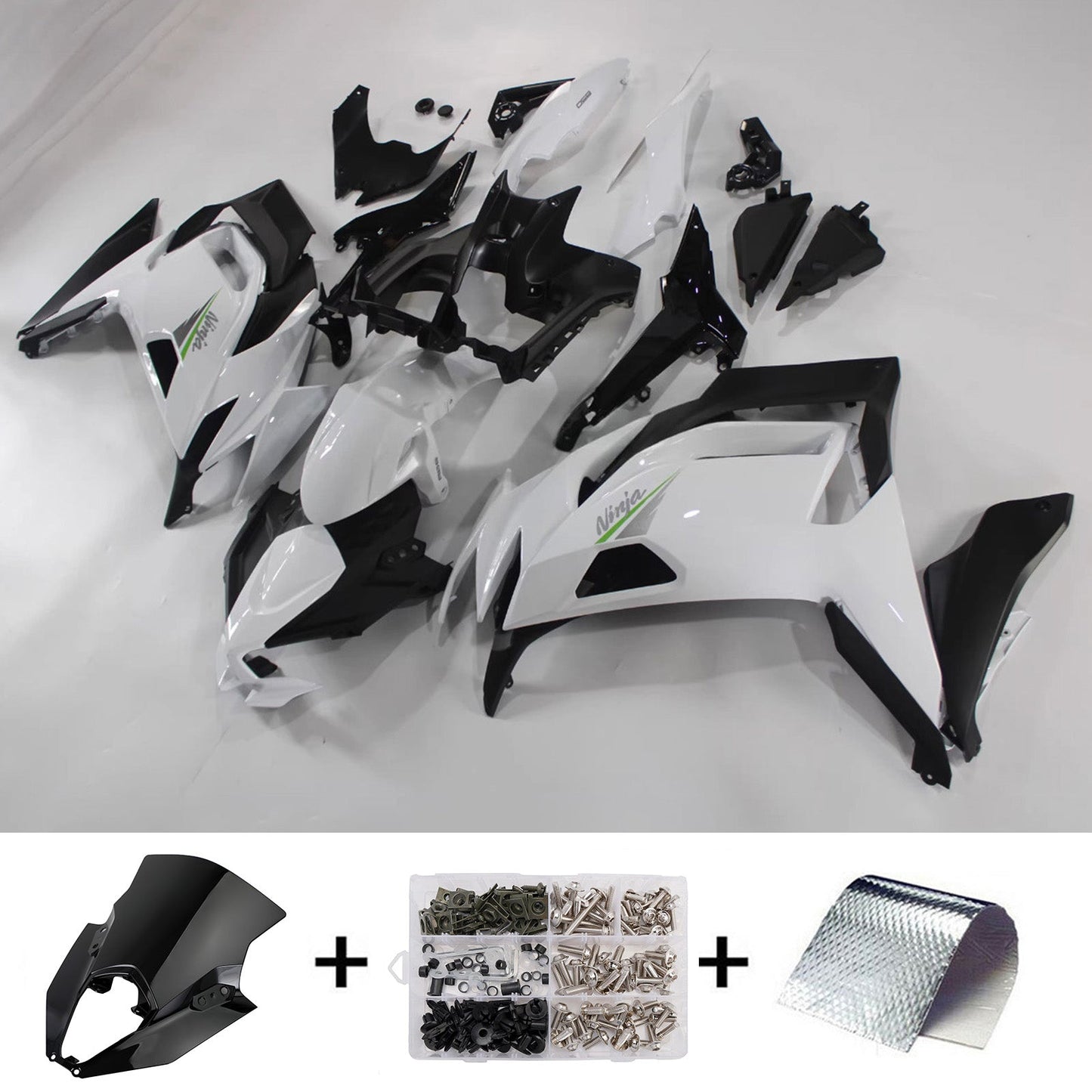 Kit carenatura iniezione ABS adatto per Kawasaki ER-6F Ninja650 2020-2026
